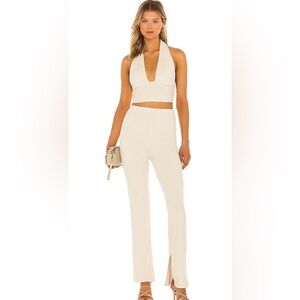 NWT NBD knit halter top and pants set